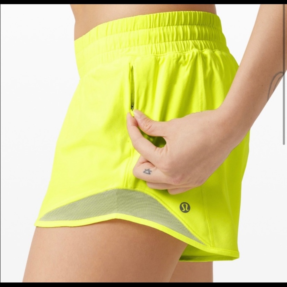 4” Hotty Hot HIGHLIGHTER YELLOW NWT
